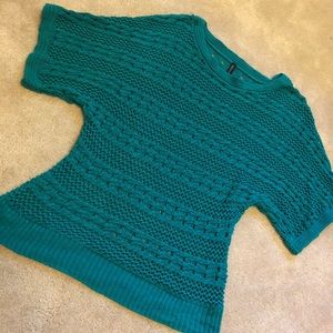 Teal dolman sweater